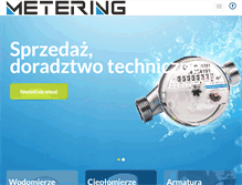 Tablet Screenshot of metering.com.pl